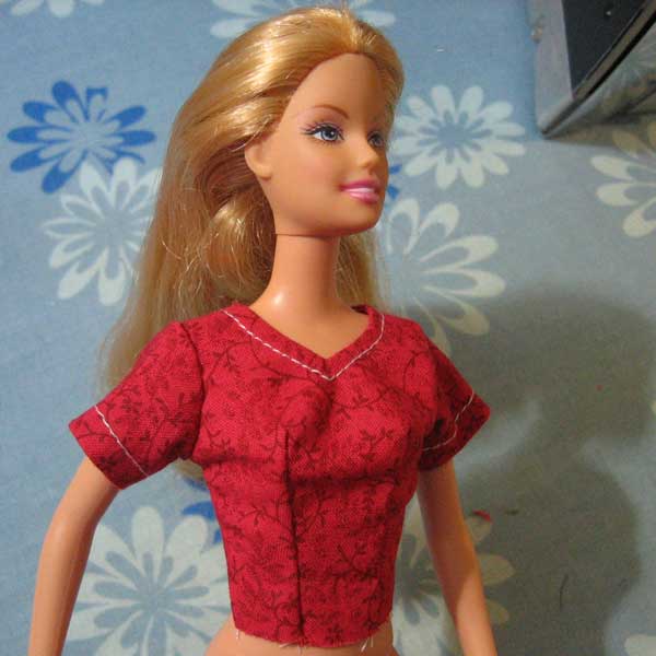 nuevo cuerpo ombligo Barbie curvas afiladas modelo de vestido escote modesto libre de imprimir