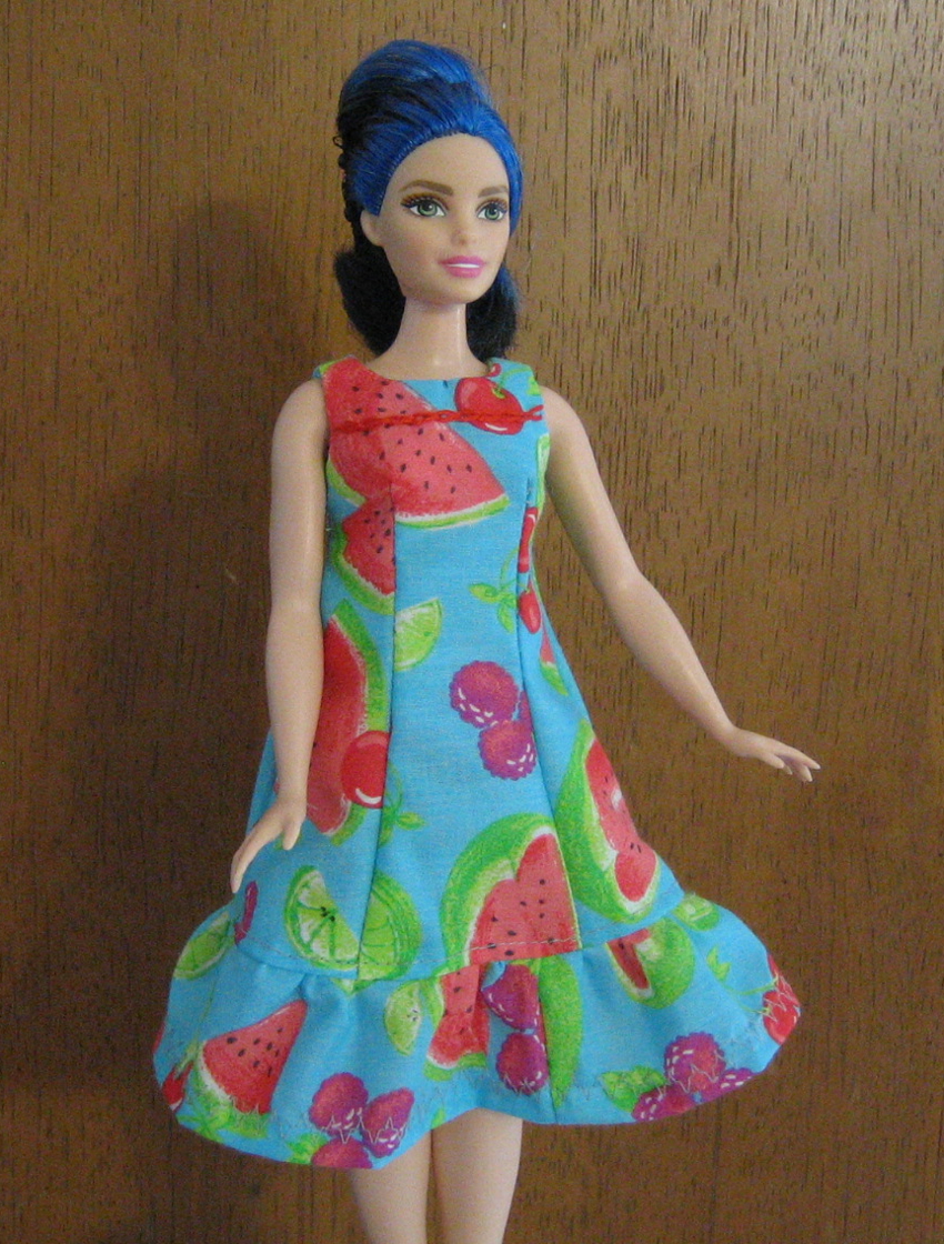Princess Dress Pattern for Curvy Barbie