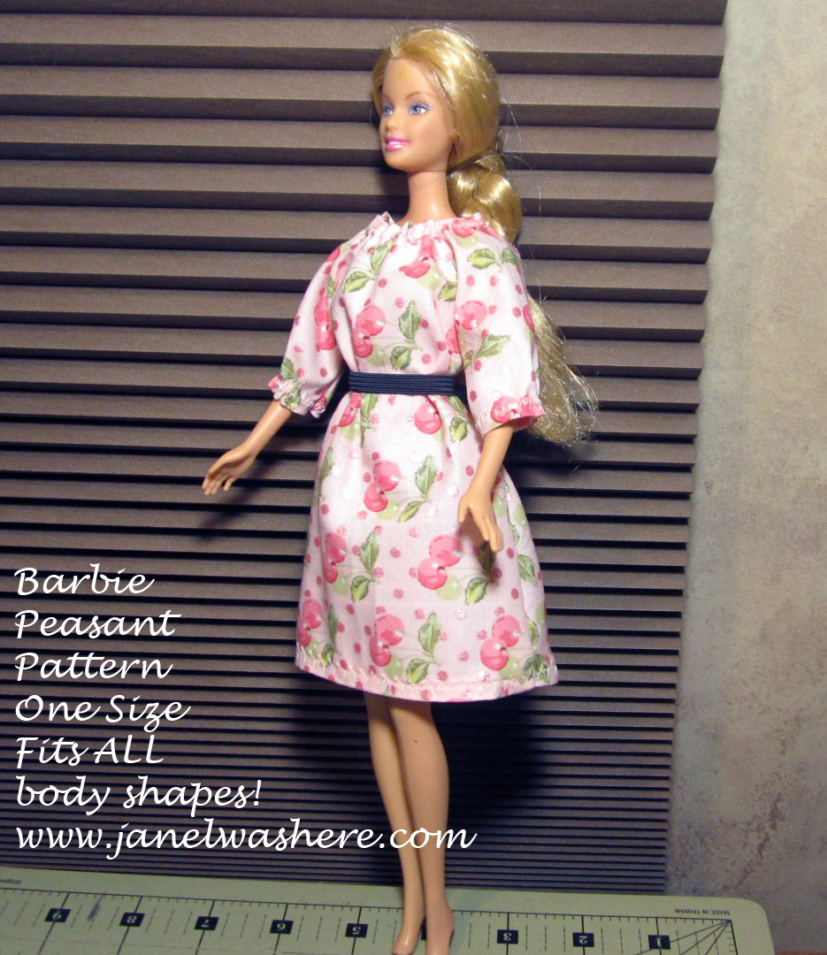 Barbie Sheath Pattern  Barbie sewing patterns, Barbie clothes