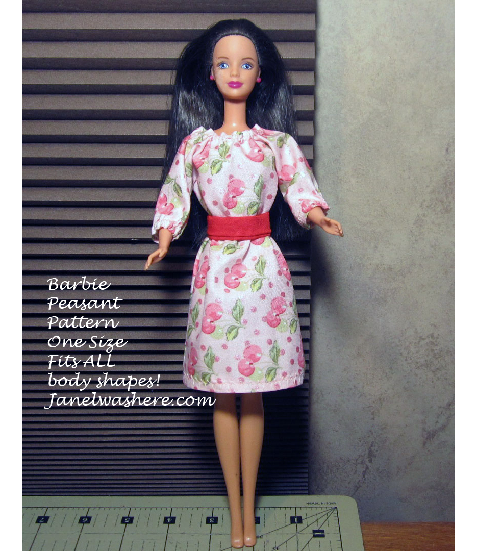 PDF Pattern to Make a Dress for Descendants Dolls Size. 