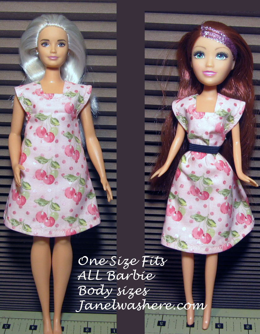 Barbie One Size Fits All Sewing Patterns – Janel Was Here
