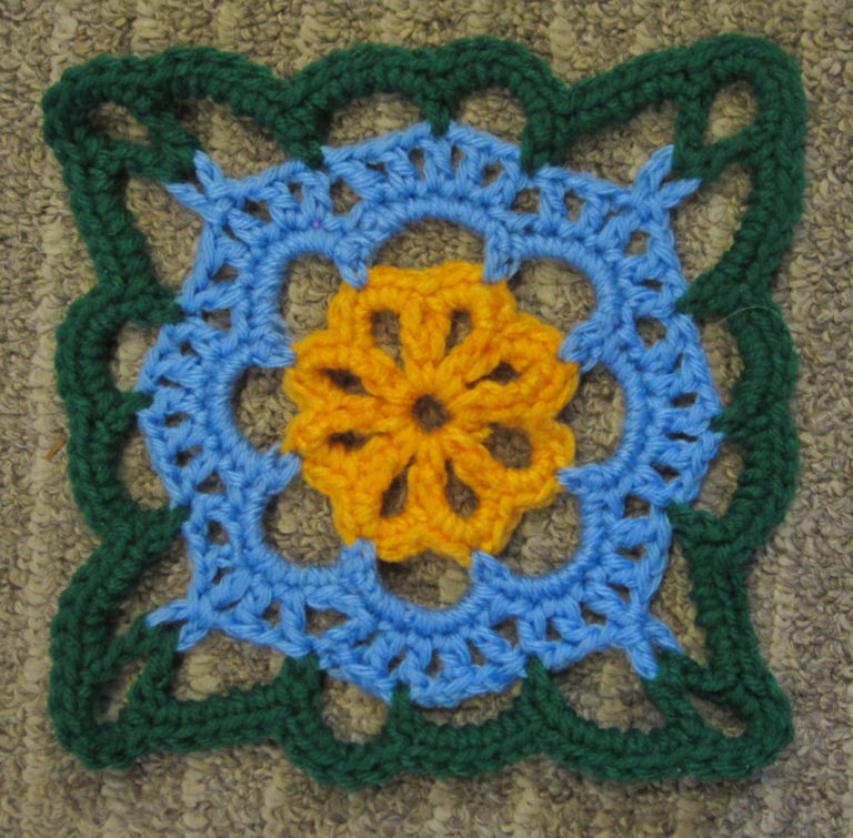 Crochet Openwork Octagon Square Motif